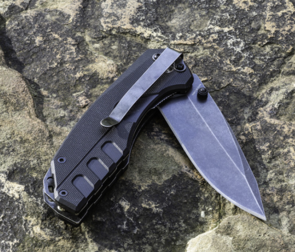 Smith’s Battleplan Black Stonewash Blade Folding ~ 2.78″ Blade